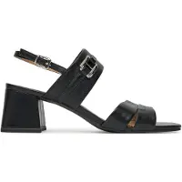 Caprice Heeled sandal, black, made of Leather with Block heel, Size 37