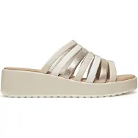 Caprice Mule, white, made of Leather with Wedge heel, Size 40