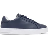 Armani Exchange A|X Armani Exchangetil mænd. XM000141AF11912UB100 Marineblå træningssko i læder (44), Fast, Blonder, Casual