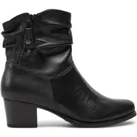 Caprice Bootie, black, made of Leather with Block heel, Size 39