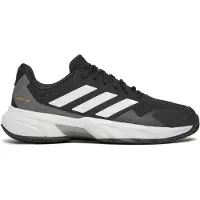 Adidas Sportssko 'CourtJam Control 3' mørkegrå / sort / hvid
