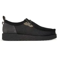 Clarks Herre Premium FTR2LO Wallabee Sko Black Combi