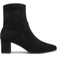 Caprice Bootie, black, made of Textiles with Block heel, Size 37