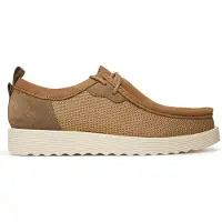 Clarks Herre Premium Ftr2lo Wallabee Sko Dark Sand Combi