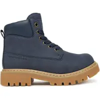 Tommy Hilfiger Støvler - Lace-Up - Blå - - 32 - Støvler