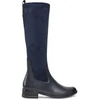 Caprice Boots, blue, made of Leather and synthetic with Block heel, Size 40