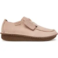 Clarks Dame Sjove Drøm Snørebånd Sko Light Pink Suede