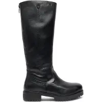 Caprice Boots, black, made of Leather and textile with Block heel, Size 38