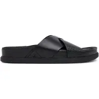 Clarks Herre Torford Krydsrem Sandaler Black Leather