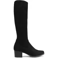 Caprice Boots, black, made of Textiles with Block heel, Size 40