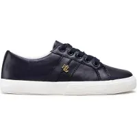 Lauren-ftw Lauren Ralph Laurentil kvinder. 802849533001 Marineblå Janson II træningssko i nappalæder (38), 1-3 cm, Blonder, Casual