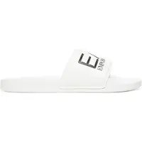 Emporio Armani EA7unisex. 7X000108_AF15118 Maxilogo hjemmesko hvid (35), Fast, Ingen, Badetøj