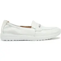 Caprice Slipper, white, made of Leather, Size 41