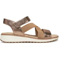 Caprice Sandal, brown, made of Leather and synthetic without heel, Size 36