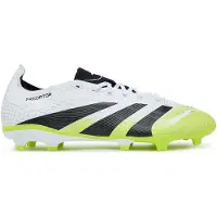 Adidas Predator League FG/AG Radiant Blaze - Hvid/Sort/Grøn, størrelse 44