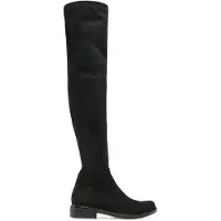 Caprice Overknee boots, black, made of Textiles with Block heel, Size 41