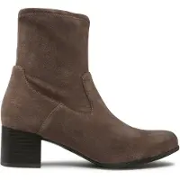 Caprice Bootie, brown, made of Textiles with Block heel, Size 41