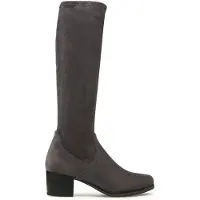 Caprice Boots, grey, made of Textiles with Block heel, Size 41