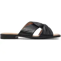 Caprice Mule, black, made of Leather with Block heel, Size 42