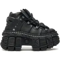 New rock Snørestøvler 'Wall106-S12' sort