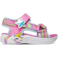 SKECHERS Sandaler m. Lys - Unicorn Dreams - Pink/Multi - - 32 - Sandal