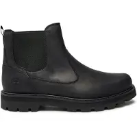 Timberland Timberlandtil mænd. TB0A6A4WW021 Britton Road Chelsea Ankelstøvler i læder Sort (41), Fast, Ingen, Casual, Bæredygtig
