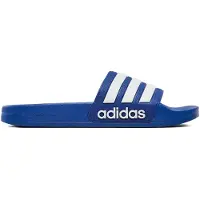 Adidas Pantoletter 'Adilette' navy / hvid