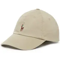 Ralph Lauren Polo Ralph Laurentil kvinder. 211954881003 Kasket i bomuldstwill med beige hest (OSFA), Casual