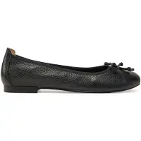 Caprice Ballerina, black, made of Leather with Block heel, Size 37