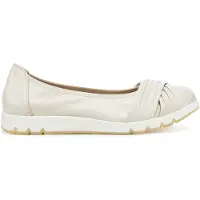 Caprice Ballerina, white, made of Leather, Size 36