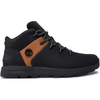 Timberland Timberlandtil drenge. TB0A6AG5EMJ1 Sprint Trekker snøresko i læder til mellemstørrelse, sort (40), Fast, Blonder, Casual, børnetøj