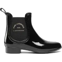Karl Lagerfeld Gummistøvler 'KALOSH II' sort