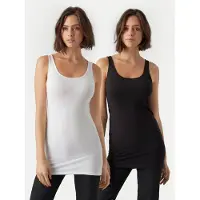 Vero Moda Overdel 'VMMAXI' sort / hvid