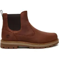 Timberland Timberlandtil mænd. TB0A6A4WEM61 Britton Road chelsea boots i brunt læder (40), Fast, Ingen, Casual, Bæredygtig