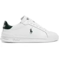 Ralph Lauren Polo Ralph Laurentil mænd. 809829824004 Heritage Court II lædersko hvid (41), Fast, Blonder, Casual