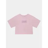 DKNY T-shirt - Cropped - Lilla m. Frotté - - 14 år (164) - T-Shirt