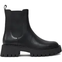 Michael Kors Michael Korstil kvinder. 40F4ASFE6L Asher sorte læderstøvletter (40), 3-5 cm, Ingen, Casual