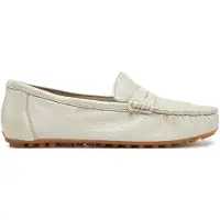 Caprice Moccasin, white, made of Leather without heel, Size 38