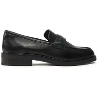 Caprice Slipper, black, made of Leather with Block heel, Size 41
