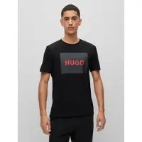 HUGO Bluser & t-shirts 'Dulive222' rød / sort