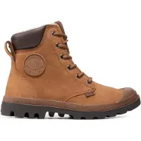 Palladium Sneaker high 'Pampa' karamel / mørkebrun