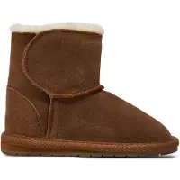 Emu australia Bamsestøvler - Toddle - Brun m. Velcro - - 6-12 mdr - Bamsestøvle