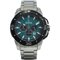 Festina Herreur F20641-3 Chrono Bike Grøn/Stål Ø47 mm