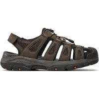 SKECHERS Skecherstil mænd. 204111 Tresmen sandaler - brun Udsendt (43), 1-3 cm, Velcro, Casual, Sport, Udendørs