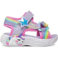 SKECHERS Sandaler m. Lys - Dreamy Unicorns - Lavender/Multi - - 26 - Sandal