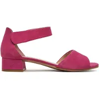 Caprice Heeled sandal, pink, made of Leather with Block heel, Size 37
