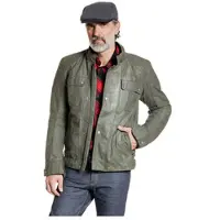 Detlev Louis DL-JM-11 Waxcotton Motorcykeljakke Oliven 50 grøn