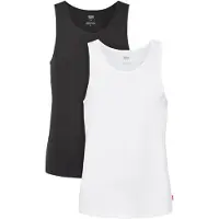 Levi's Bluser & t-shirts 'Pride Rib Tank - 2 Pack' sort / hvid
