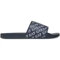 EA7 EA7unisex. 7X000109_AF15125 Flip-flops All Over Logo navy (41), Casual, Syntetisk, Badetøj, Blå