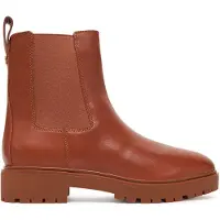 Ralph Lauren Lauren Ralph Laurentil kvinder. 802974476001 Brune Allyson-læderstøvler (39), Fast, Ingen, Casual